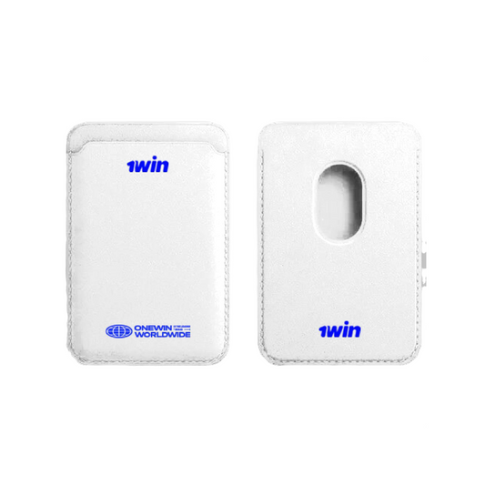 1Win Worldwide Card Holder White