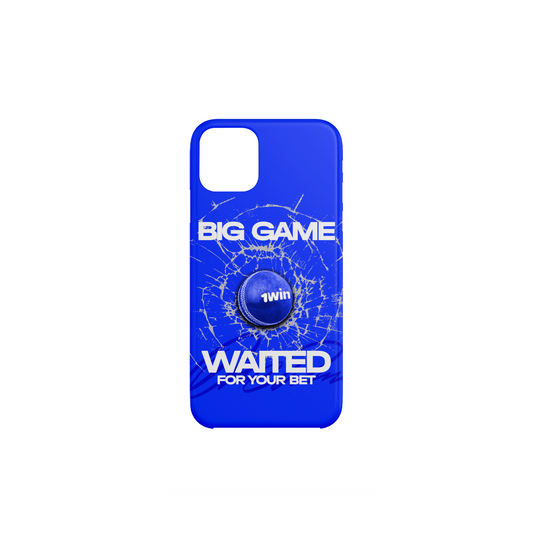 1Win Big Game Phone Case Blue