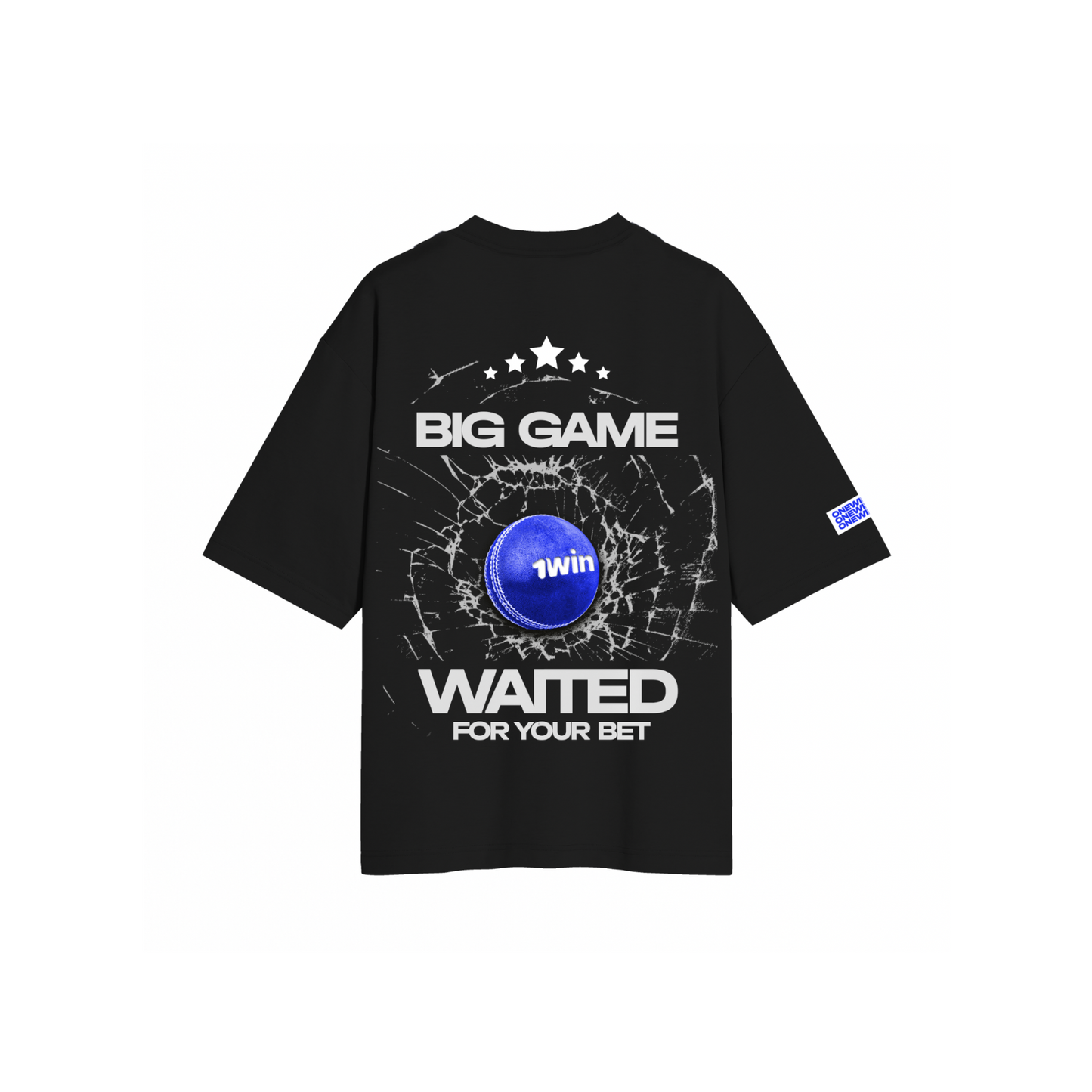 1Win Big Game T-Shirt Black